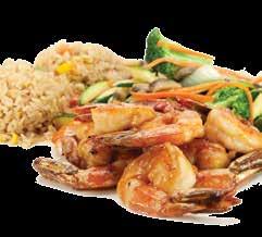 Hibachi - Entrees Served with house salad and clear soup, two shrimps, vegetables (broccoli, carrots, onion, mushrooms, & zucchini) with fried rice and noodle or (one choice of: