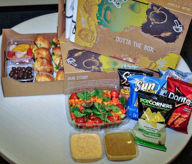 - OUTTA THE BOX EXPRESS CATERING - the Outta the Box program offers quick, delivery-style catering perfect for your next meeting.