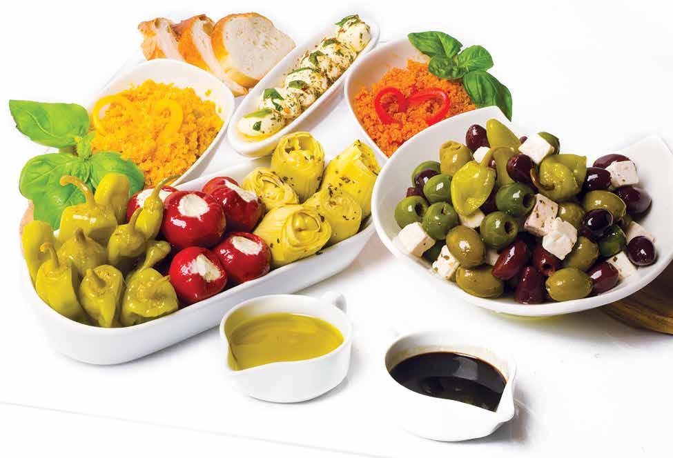 Index 4 Olive Selection 10 Olive and Antipasti Bar 12 Oils & Vinegars 14 Spices,