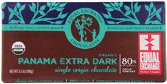 9 Equal Exchange Panama Extra Dark Chocolate Bar.oz.