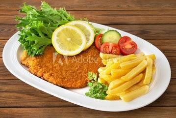 Light meals Chicken breast Schnitzel with chips & gravy 15.95 + salad $18.95 Add mushroom sauce or garlic sauce 3.00 Chicken Parmigiana with salad and chips 17.95 Fish & Chips 14.95 ( 12.