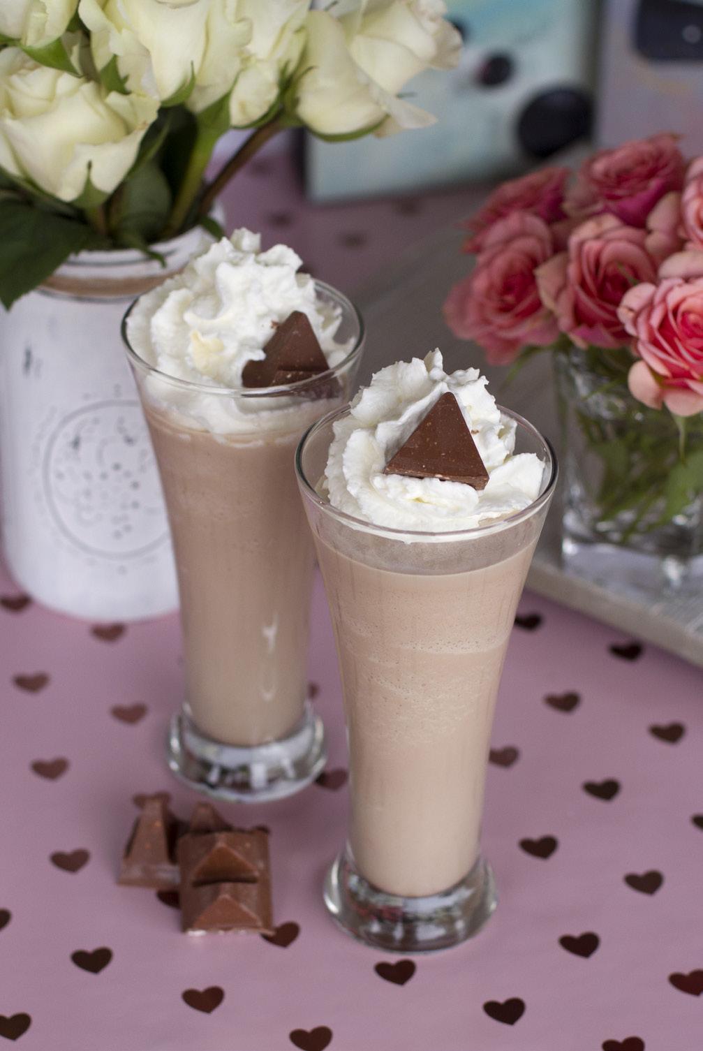 Tip-Top Toffee Frappé There are many options for a special occasion sweet, but to me the triangular segments of Toblerone that break apart so perfectly make it one of the best candy bars for sharing.