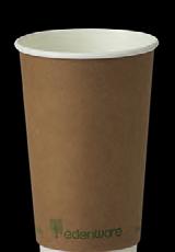 Single Walled 16oz 12/16oz coffee cup lids Compostable Eco Cups 16 oz Double Wall Coffee Cup (Kraft) (PLA Lined)- compostable 16oz Coffee Cup Sip Lid (CPLA) (pk)-