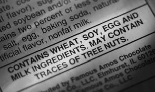 Label Reading FDA manufactured foods may contain the 8 major food allergens: 1. Peanuts 2. Tree Nuts 3. Eggs 4. Milk 5. Wheat 6. Soy 7. Shellfish 8. Fish Label Reading!