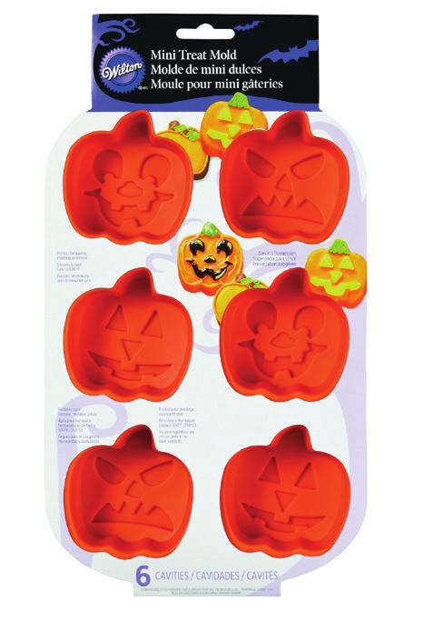 CHOCOLATE, JELLY AND ICE CANDY MOULDS MINI JACK-O-LANTERN MOLD