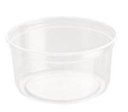77388) 53333 77388 CONTAINER, 32 OZ, ROUND, CLEAR, RD32C, 500/CS, 208781, (.
