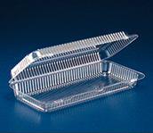 56547) 56547 CONTAINER CLEAR HINGED SLP90, 200/CS (.