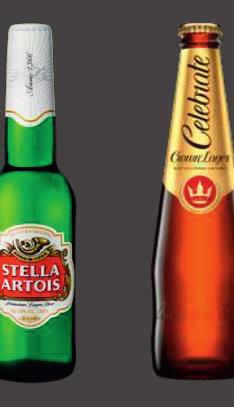 Beer 8 Singha / 333 / Pure Blonde / Corona / Stella / Crown Lager / Pale