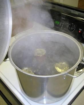 Begin timing the process when a full boil is reached o Adjust timing for