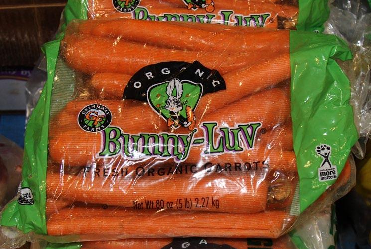 Organic Orange Bunch Carrots are very limited in supply due to quality issues. ALERT! CA shippers continue to be limited on larger sized Organic Carrots because of the extreme heat.