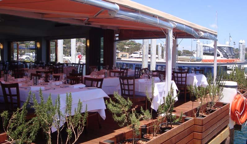 Offering formal dining style menus, Ormeggio at The Spit now caters for exclusive private functions.