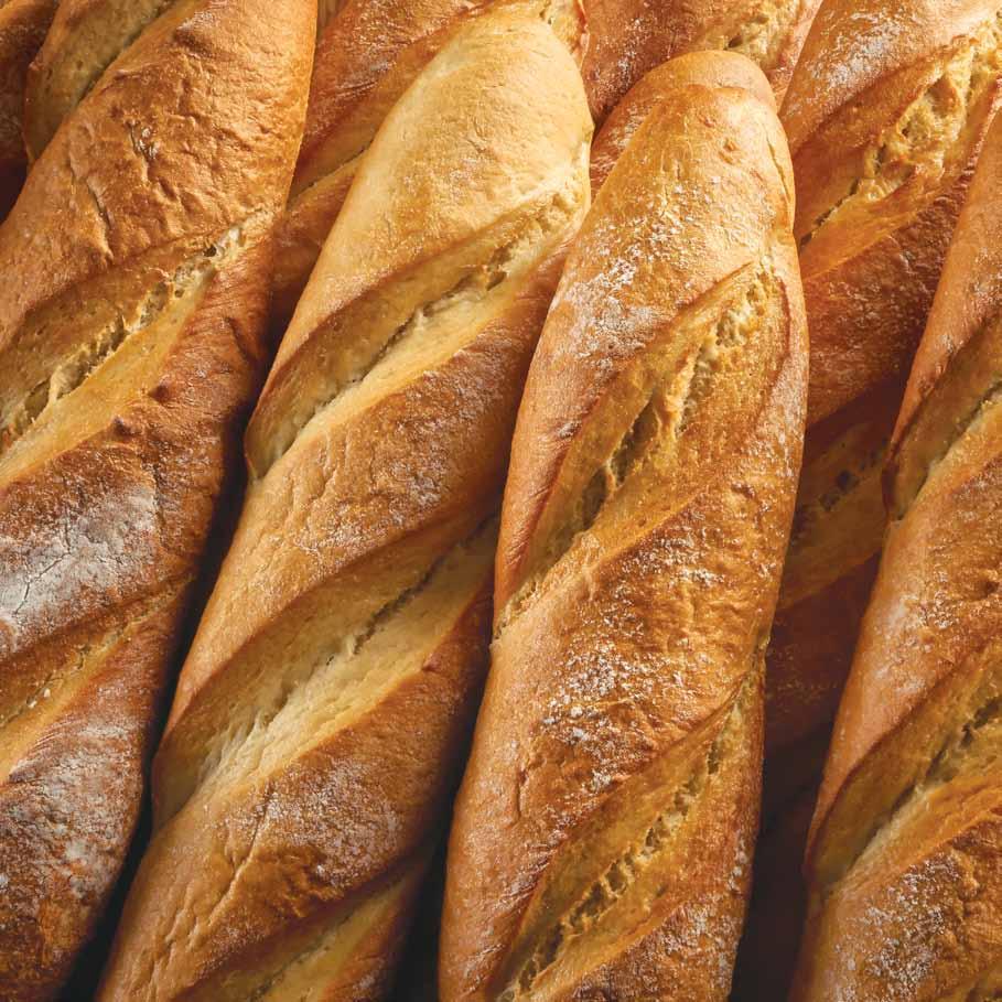Baguette 270g rustic Made using artisanal processes Rustic Baguette 270g Long fermentation time Made with stoneground flour The Rustic Baguette is characterised by its elegantly tapered ends and is