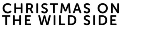 CHRISTMAS ON THE WILD SIDE Get the party started with a glass of fizz, followed by a delicious three course festive menu and enjoy the table novelties including animal masks.