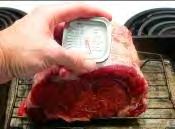 The tip of the heatproof meat thermometer should