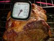 At 25 minutes per pound, I set the cooking timer for 1