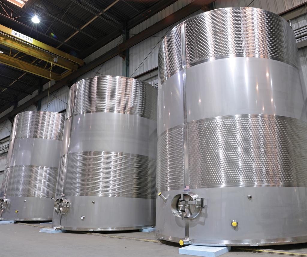 Processing and Storage Tanks for the Wine Industry The journey your grapes take from the vine to the glass is one of patience, quality, and attention to detail.