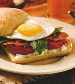 CIAO CIABATTA BREAKFAST SANDWICH measurement ingredients 6 large Roma tomatoes, halved lengthwise 1 cup Olive oil 1 Tbsp. Garlic, minced 1 Tbsp. Fresh basil, chopped 1 Tbsp.