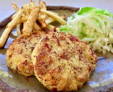 APPROX. 45 MINS CORNED BEEF HASH CAKES i ROASTED PARSNIPS & SAUTÉED CABBAGE EACH SERVE GIVES: ½ ½ 2½ APPROX.