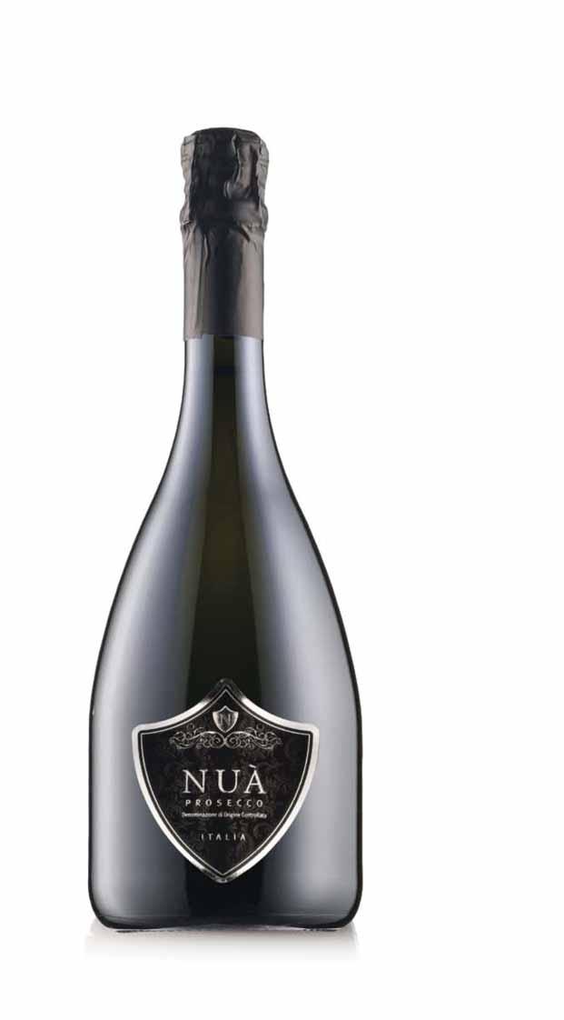 Wines NUÀ PROSECCO VENETTO, ITALY SPECIAL PRICE 5.99 per bottle minimum purchase case of 6 11.5% abv Light straw yellow in colour with green shimmers.