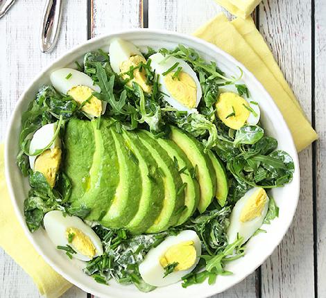 Easy Avocado & Egg Salad serves: 2 - Prep: 15 mins.