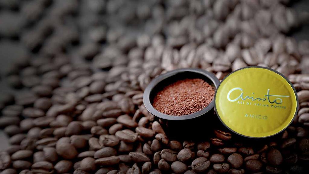 A capsule that contains infinite insight ARISSTO coffee experts believe that the coffee in each capsule is packed with delicious essence and vibrancy.