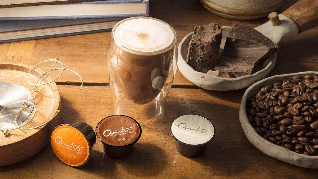 BY PASSION, CHOCO & MILK Brew 1 coffee capsule and