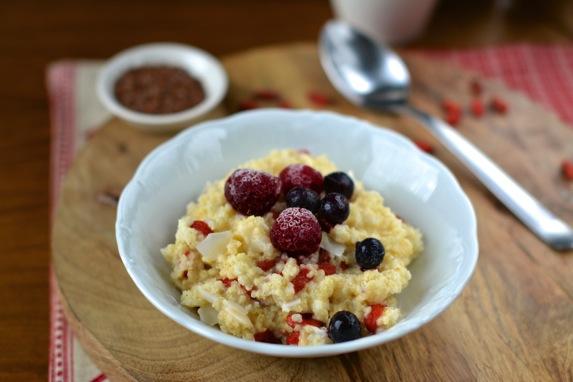 Millet with Raspberries 1 serving Day 2 50g (1.