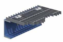 Galvanised Clip Top with Self-Drilling Screw Grating Load Bar #12 24 x 65 Hex.