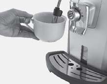 16 BEVERAGE DISPENSING CAPPUCCINO DISPENSING MAY BE PRECEDED BY SHORT SPURTS OF HOT WATER AND SCALDING