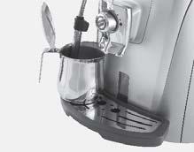 Place a container beneath the hot water/steam wand.