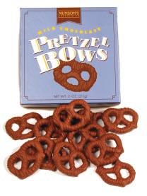 Chocolate Covered Pretzel Bows $16.98 #403 5 3 / 4 oz.