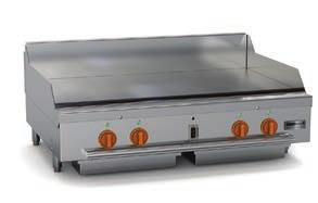 adjustable temperatures from 150-650 F, the Wood Stone Gas Plancha is the high performance alternative to both a standard flat top griddle and a gas charbroiler.
