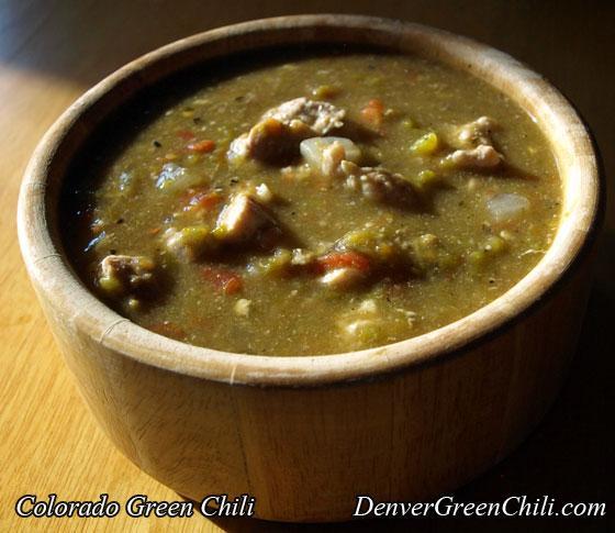 OLD FASHIONED COLORADO GREEN CHILI Authr: Anita Edge A very ppular dish in Clrad, this is either eaten ut f the bwl r used t smther burrits. 2 lbs. cubed prk 1 tbsp.