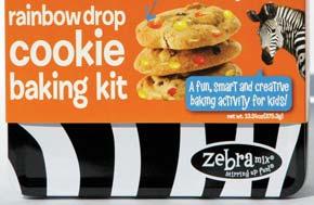 Deluxe Baking Activity Kits & Treasure Tin Kits Zebra Cupcake & Frosting Kit in a Treasure Tin Includes Safari Baking Map, Cupcake and