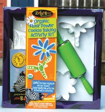 Zebra Mix Deluxe Gift Kits Includes our delicious organic mixes, Safari Baking Map and high quality kitchen tools designed for kids!