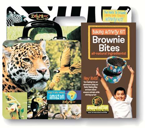 Kids will enjoy the Safari Baking Map with step-by-step instructions and animal-focused activities to make the process fun, easy and full of smart learning.