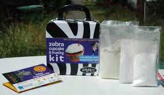 Zebra Cupcake & Frosting Kit in a