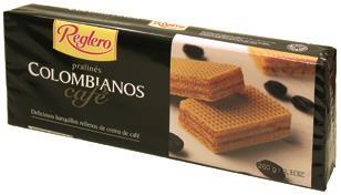 Colombianos Coffee wafer Choco Music wafer Black Boer