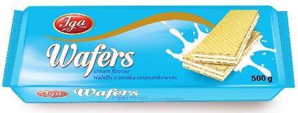 Cream wafers Hazelnut wafers 500g