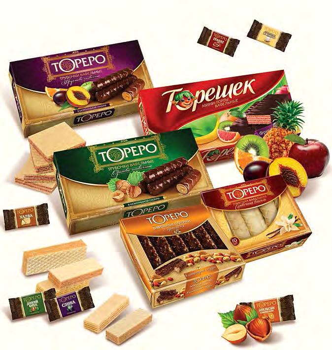 ASSORTMENT RANGE More than 150 articles MOSCOW CONFECTIONARY