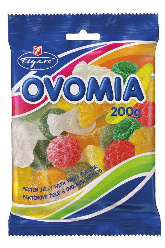 OVOMI 200 g Pectin jelly with fruit flavour 200 g BOX 15 EN 8