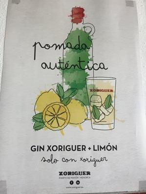 Pomada Auténtica 1 Xoriguer Mahón gin 1 oz simple syrup 1 oz freshly squeezed lemon juice Soda water Fill a