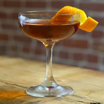 com/our-way-page/ The Martinez 1 ½ oz Old Tom gin 1 ½ oz sweet vermouth ¼ oz Luxardo