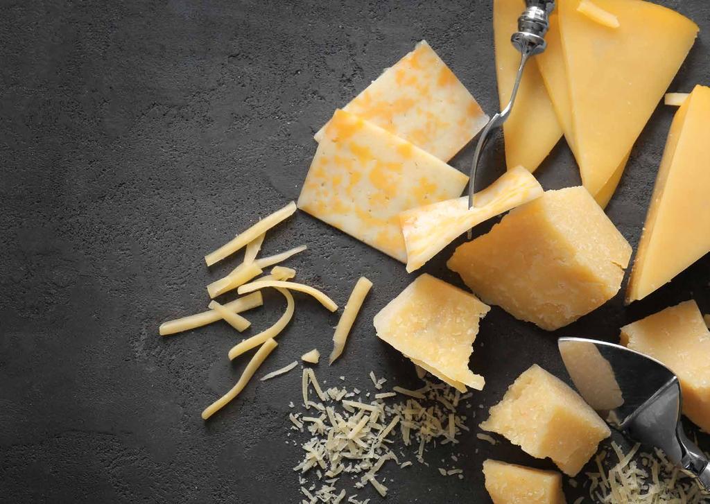 4 5 The nutritional value of cheese A 30g portion of cheddar cheese contributes the following amounts to the recommended daily intake of these important nutrients* A