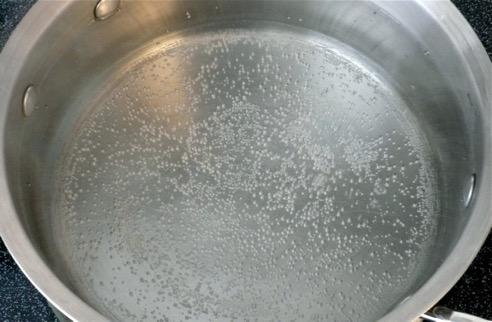 boil photo below, not just a small bubble, fizzy boil as shown in the