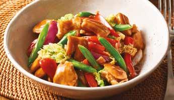 Unilever Food Solutions Recipe Braised Chicken in Honey Soy Sauce Serves 10 Nutrition Information Ingredients Per serve (306g) 40ml 200g 1kg 400ml 20g 400ml Method Oil Red onions, diced Chicken thigh