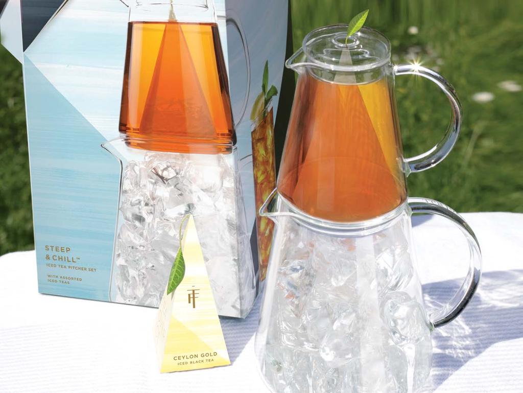 tea over ice RE-IMAGINED, RE-DEFINED Elevating iced tea to a higher level. Only Tea Forté could transform a cool glass of iced tea into an entertaining event.