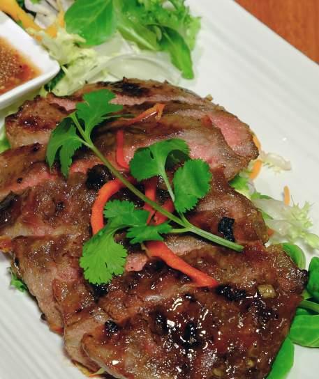 95 32 CRYING TIGER Grilled beef sirloin steak with spicy sauce on the side 14 33 GRILLED FRESHWATER