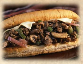 Served on toasted marble rye. 8.50 PHILLY CHEESE STEAK* Sautéed mushrooms, onions, green peppers and Provolone cheese. Served on a toasted hoagie roll. 8.95 GRAND VIEW MELT* FRENCH DIP* Mouth-watering steak, coleslaw, Provolone cheese and French fries on Texas toast.