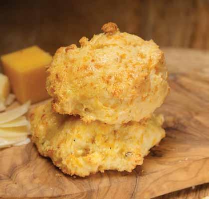 $14 0102 Three Cheese Garlic Biscuit Mix Asiago, Parmesan, and cheddar cheeses combine for this